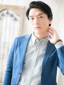 メンズヘア ビーセカンド 草加店(MENS HAIR B-2) アレンジ自在♪ビジカジ七三スタイルD