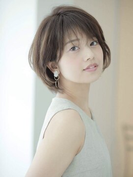 ヘアメイク クリア 神楽坂店(hair+make CLEAR) 小顔補正立体カットで作るフォルムショートボブ 30代40代50代