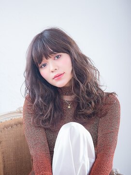 オーブ ヘアー ライブス 仙川店(AUBE HAIR RIVES) ふんわりウェーブがかわいい♪愛されブラウン