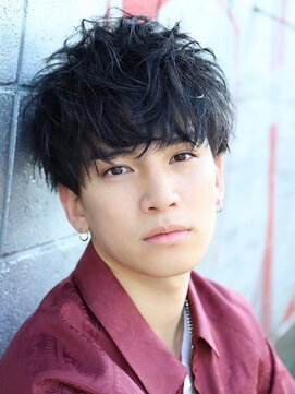 リップスヘアー 銀座(LIPPS hair) 刈り上げマッシュヘア無造作パーマ@lipps_uekitoru