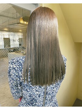 エンシー(ENCI) うる艶ロング/オリーブベージュ