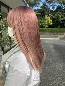 ルシードスタイルアートラッシュ(LUCIDO STYLE ARTRUSH) サーモンピンクカラー