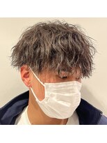 メンズデザイン シャビ(Men's design Shabbi)&nbsp;マッシュ×波巻きツイストスパイラルパーマ