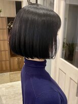 クオリア(Quaria)&nbsp;ブルーブラック_大人ボブ_前下がりボブ_ショートボブ☆