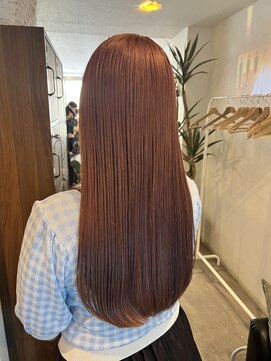 サミット ウル(SUMMIT ulu.) 【ulu.Ami】ブリーチでオレンジピンク