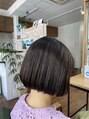 トリコヘアデザイン(torico hair design) ツヤツヤボブ。