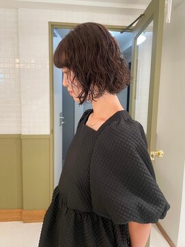 エミィ(emme) 【emme×石崎 】ゆるふわパーマボブ