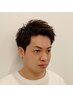 カット＋シェービング＋シャンプー＋ブロー￥4300