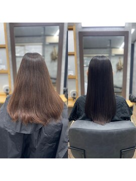 ナチュラル 泉中央店(Natural) 泉区　泉中央　縮毛矯正　髪質改善　トリートメント　艶髪カラー