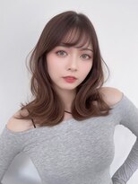 ユーフォリア エヌ 池袋サンシャイン通り店(Euphoria +n)&nbsp;20代30代大人可愛いセミロングレイヤー★ ラベンダーベージュ