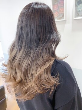 ゴウトゥデイシェアサロン 町田店(GO TODAY SHAiRE SALON) グラデーションカラー×ミルクティー