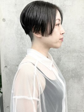 モリオ(morio) ＊刈り上げ女子大人ショートクールショート前髪なし30代40代3