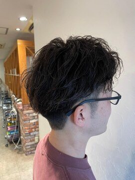 エヌアンドエー 春日部東口店(hair shop N&A) 爽やかな黒髪マッシュ×スパイラル/シャドウパーマ＃2