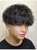 NEXTNEO壮真/メンズ/短髪パーマ/スパイキーショート/王道/カラー