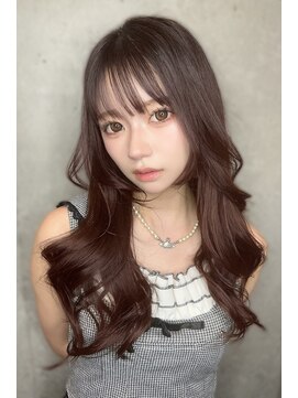 クーエフー(coo et fuu) ラベンダーピンク　くびれヘア　ピンクブラウン