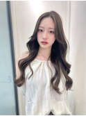 マロンベージュ×小顔レイヤー×韓国風巻き【ayana】