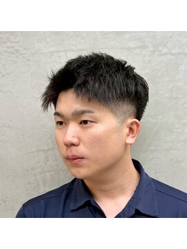 サームマン 人形町(SARM MAN) ツーブロック×刈り上げ◎男らしいクールな印象/黒髪/ビジネス