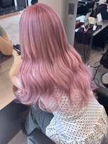 ラピステン 福岡天神 大名店(Lapis) ピンク/ホワイト/ダブルカラー/エクステ/髪質改善