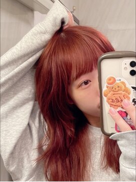 ナヌーク ダイカンヤマ(nanuk daikanyama) 育てるカラー／ダブルカラー／オレンジピンク