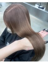 ペレ 栄店(PELE)&nbsp;黒髪カタログ/クラゲヘアー/オリーブグレー/栄