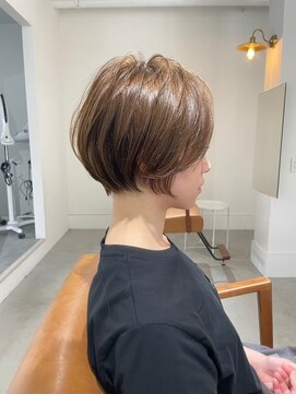 ジュベ 別府店(juve.) 別府ショートボブ顔まわりレイヤーカット髪質改善カラー30代