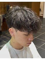 ルアン 大分駅店(ruen)&nbsp;大分メンズカットマッシュスペインカール波巻きスパイラルパーマ