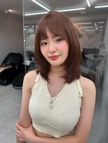 ロンド マーレ 天神大名店(Lond mare)&nbsp;黒髪/オリーブグレー/小顔/ココアベージュ/レイヤーカット