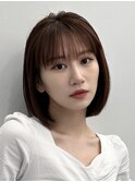 ボブ内巻きボブタッセルボブ韓国ボブ大人ボブ