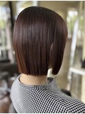 切りっぱなしボブ