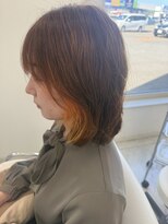 ヘアポジション 大曲北店 HAIR Position&nbsp;オレンジインナーカラー