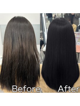 ヘアーフィックス リュウアジア 越谷店(hair fix RYU Asia) 顔周りカット縮毛矯正髪質改善トリートメント美髪矯正
