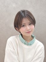 エニル 春日部店(enil)&nbsp;◎前髪あり 大人可愛い丸みショートボブ◎