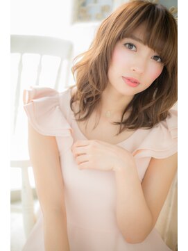 モッズ ヘア 福岡姪浜店(mod's hair) ルーズウェーブでカジュアルミディ