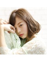 クーラ(Cura)&nbsp;甘辛ミックス・パーマでニュアンス！大人かわいい×とろみボブ