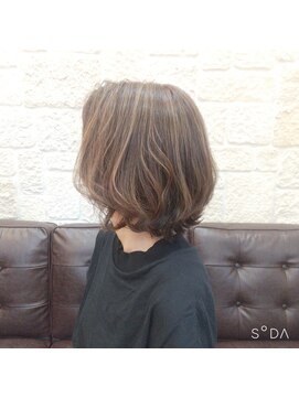 ヴァン カウンシル 川口店(VAN COUNCIL) デザインハイライト☆外ハネボブ 【東川口】