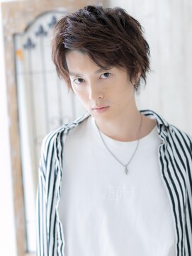 モッズヘア メン 上尾東口店(mod's hair men) ≪mod's men≫女子ウケバッチリ◎暖色系カラーかき上げヘアD