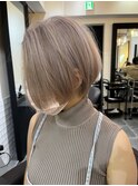 10代20代30代/ショートボブ/ミルクティーベージュ［溝の口］