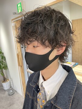 クオル 立川(QOL) マッシュウルフパーマ