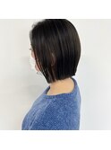 切りっぱなしボブ