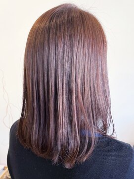 レポヘアー(Repos hair) 20代30代40代大人可愛い髪質改善カラー艶感ショコラアッシュ