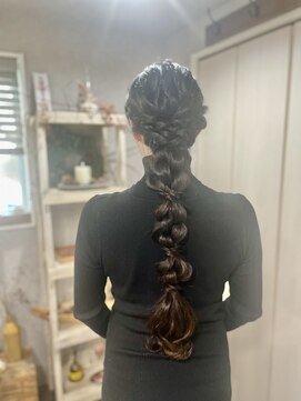 ベルトオブヴィーナス(Belt of venus) 編みおろし