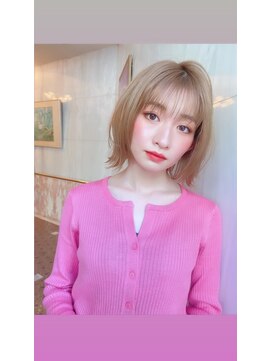 ロンドアリシア 金山(Lond Alexia) イヤリングカラー 縮毛矯正 韓国風 ダブルカラー 髪質改善_4401