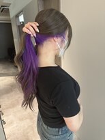ポノ(po_no)&nbsp;インナーカラー　紫