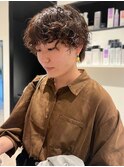 ショートパーマ こなれ感 ニュアンスパーマ 【天神/今泉】
