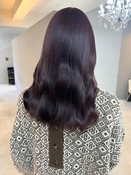 オズ 安積店(OZ) ダブルカラー外ハネボブインナーカラーハイライトケアブリーチ