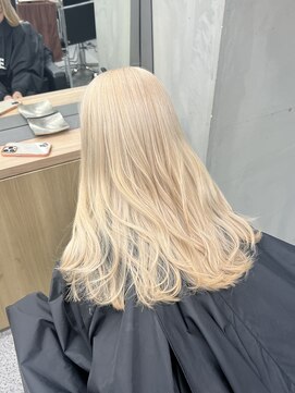 ペレ 渋谷(PELE) 前髪/アンブレラカラー/こなれミディ/イメチェン/ウェーブパーマ