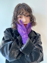 ホロ(hollo) プードルパーマショートマッシュパーマ