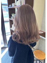 リアンドコー(Re&co)&nbsp;mai/ピンクベージュ/ケアブリーチ/くすみピンク