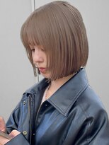 パークレーン アイス イヴェン(park lane ICI yeven)&nbsp;名古屋ブリーチカラーマロンベージュくすみベージュ栄ボブ