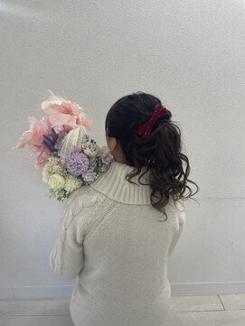 シュシュ(shushu) ポニーテール♪
